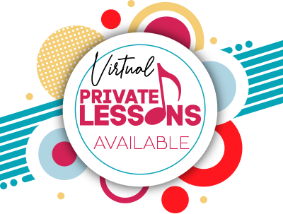 Graphic for our virtual private lessons.